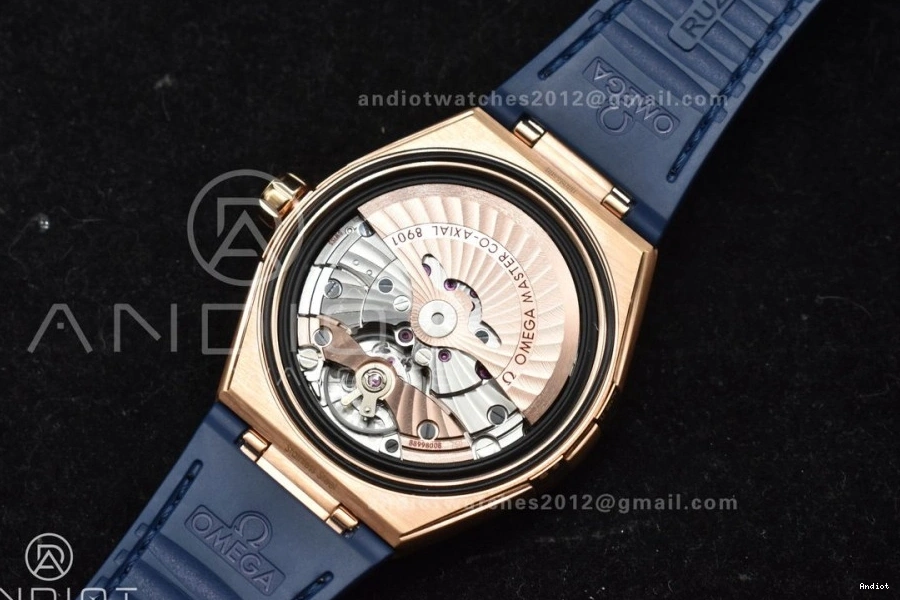 Blue On Clone 1:1 A8900 Super Constellation YG Strap Blue Gummy Dial Ceramic Edition Best VSF Blue 0304